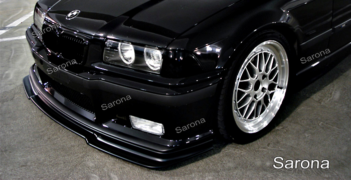 Custom BMW 3 Ser. Add-on Lip  Coupe & Sedan Front Lip/Splitter (1992 - 1998) - $169.00 (Manufacturer Sarona, Part #BM-001-FA)